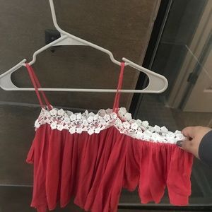 Off the shoulder top